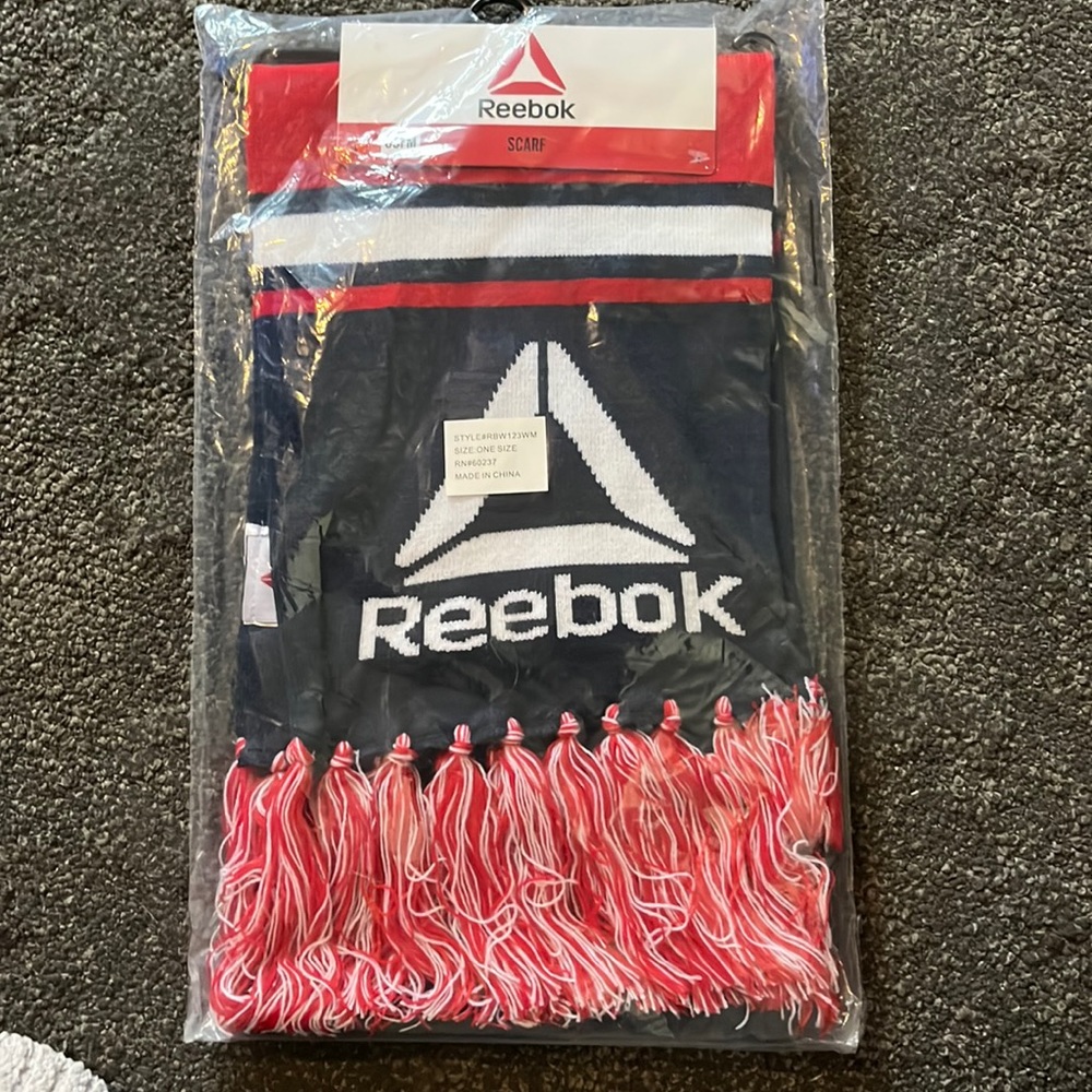 Reebok scarf. Brand new with tags. Unopened
